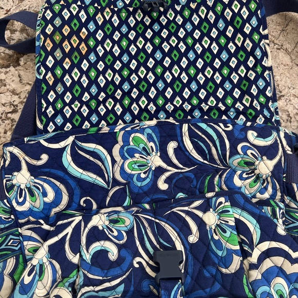 Vera Bradley large Mediterranean Blue bag - Picture 5 of 8